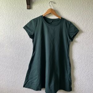 Uniqlo Forest Green Mini Dress